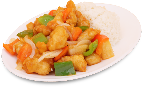 Sweet And Sour Chicken - Sweet And Sour Pork Clipart (600x600), Png Download