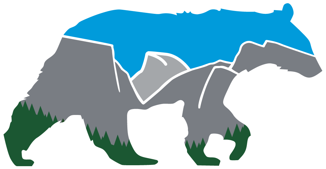 Yosemite Tunnel View Bear - Yosemite Bear Logo Clipart (1200x711), Png Download