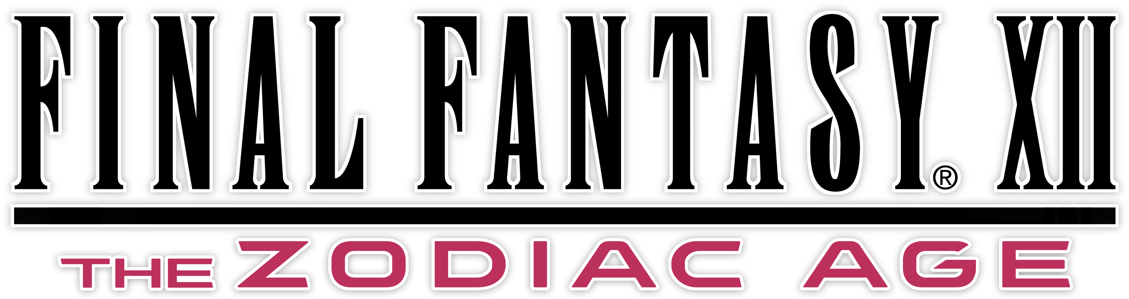Final Fantasy Xii The Zodiac Age Coming To Playstation - Final Fantasy 12 Zodiac Age Logo Clipart (1280x590), Png Download