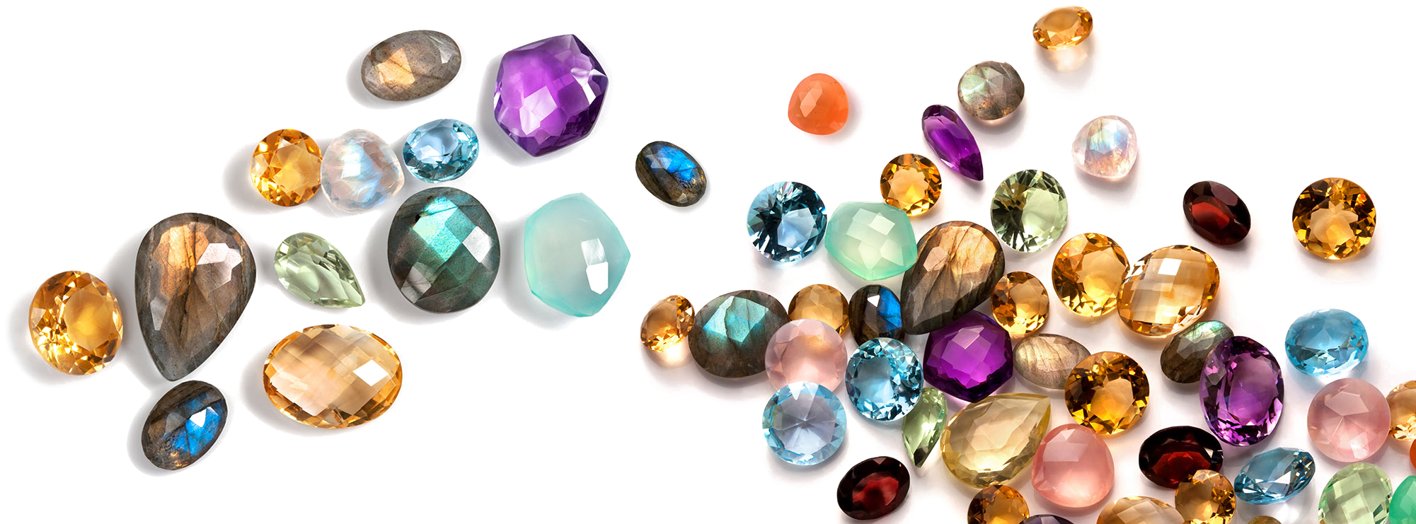 Gemstone Png File - Gem Stone Png File Clipart (2000x836), Png Download