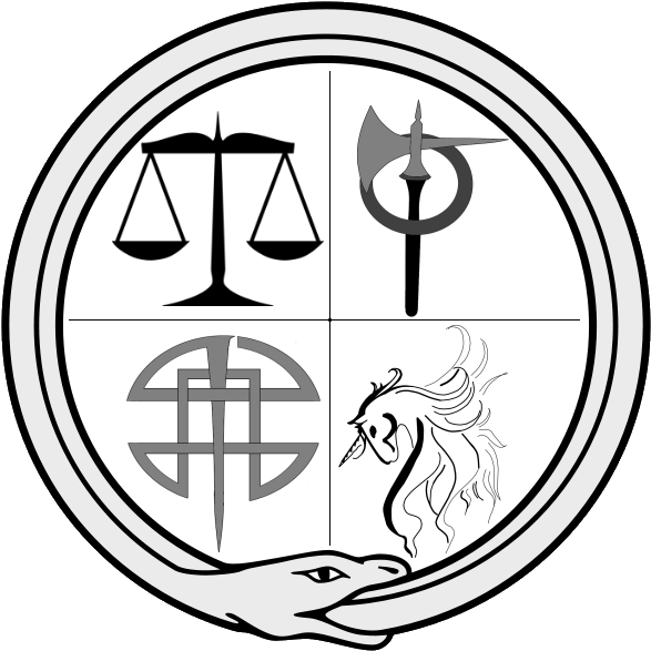 Order Of Balance Symbol - Scales Of Justice Clip Art - Png Download (600x599), Png Download
