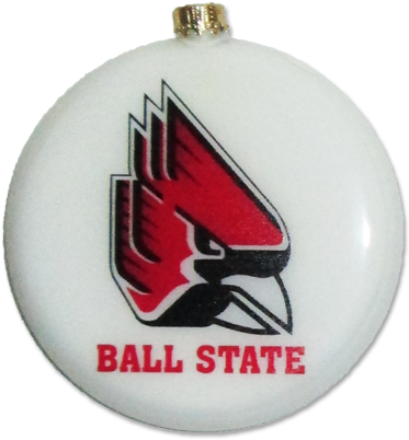 Flat Glass Ornament - Ball State Cardinals Clip Art - Png Download (590x590), Png Download