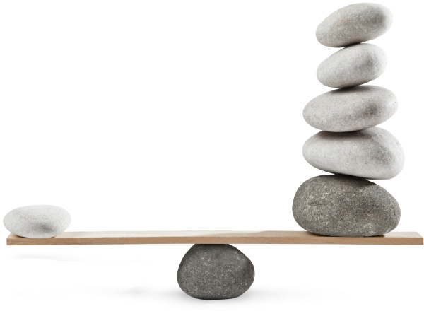 Rocks In Balance - Balance Pour Et Contre Clipart (849x565), Png Download