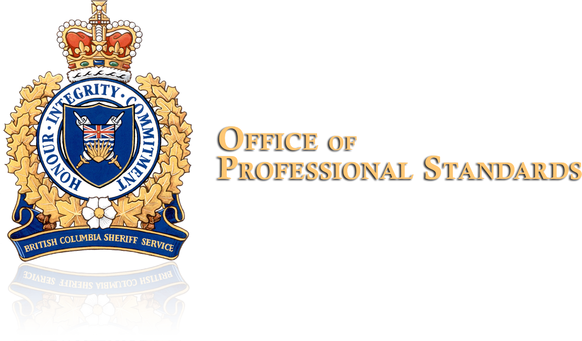 Office Of Professional Standards Logo - British Columbia Sheriff Logo Clipart (1173x688), Png Download
