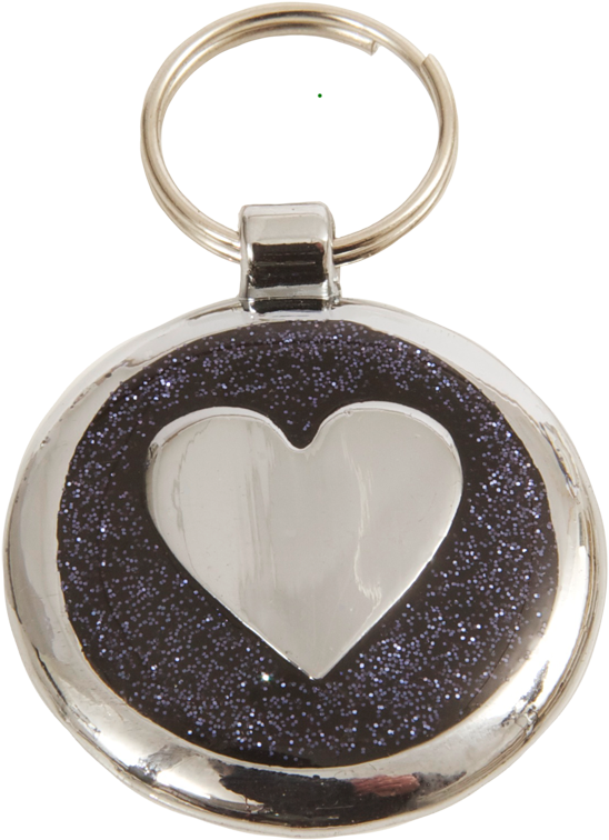 Luxury Designer Dog Tag Glitter Black Glint Heart Shimmer Clipart (548x756), Png Download