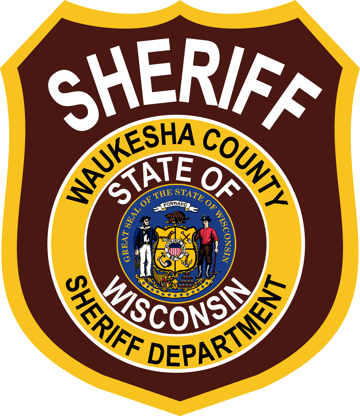 Eps - Waukesha County Sheriff Badge Clipart (1242x1433), Png Download