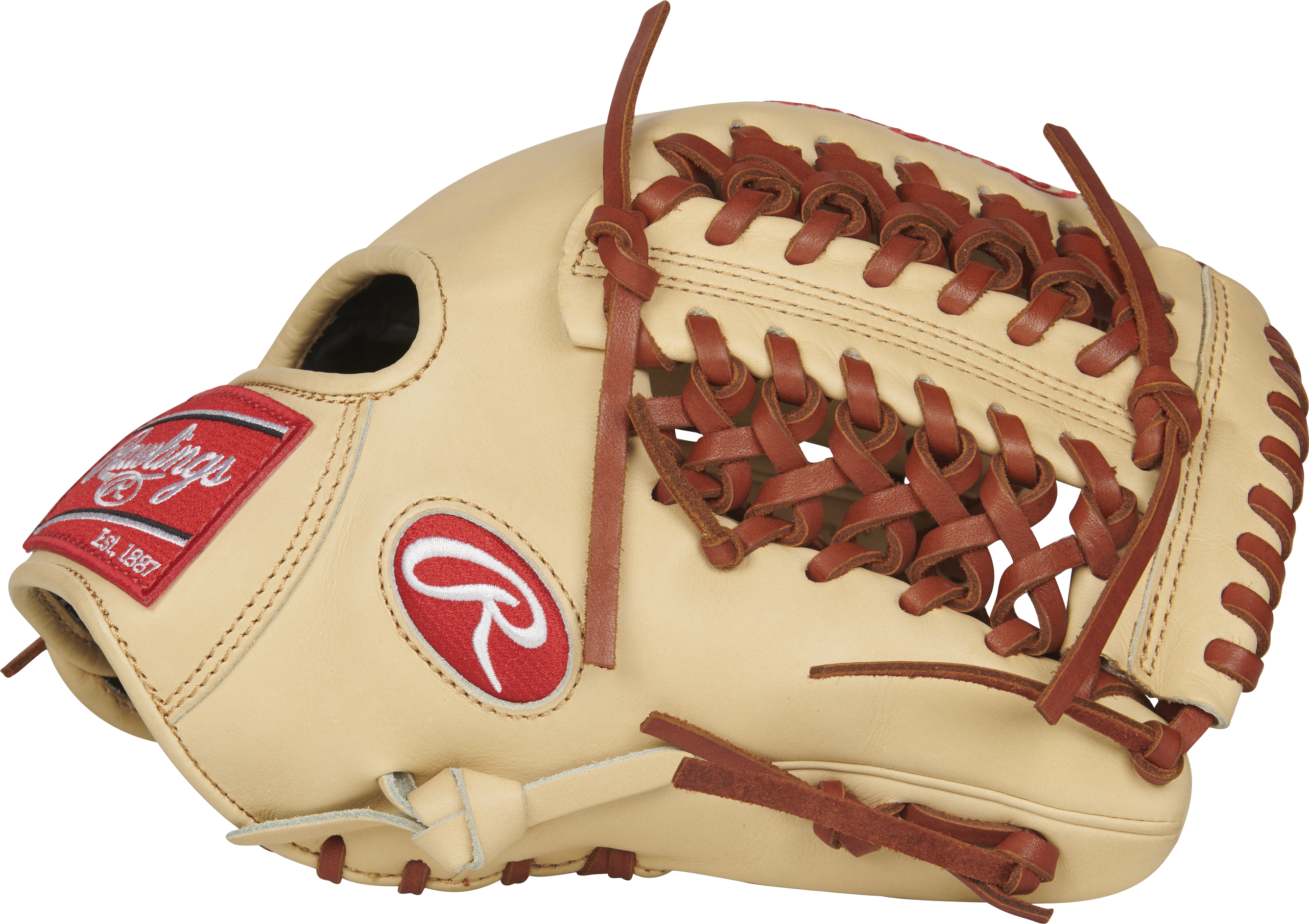 75" Heart Of The Hide Pitcher/infield Baseball Glove, - Rawlings Baseball Glove Clipart (2673x1888), Png Download