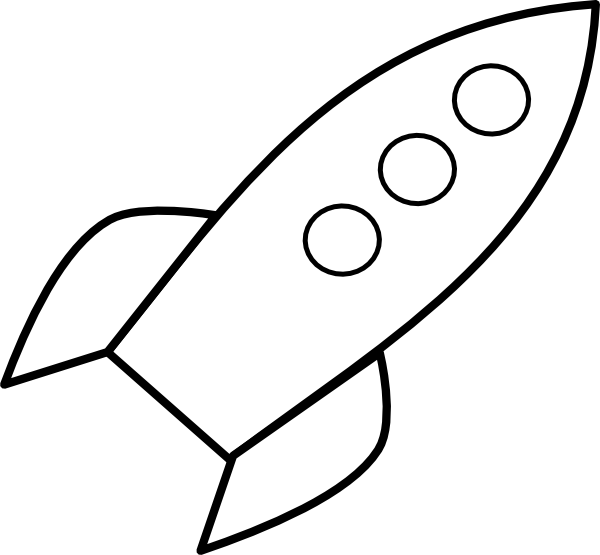 Cartoon Rocket Ship Clipart - Rocket Ship Transparent White - Png Download (600x555), Png Download
