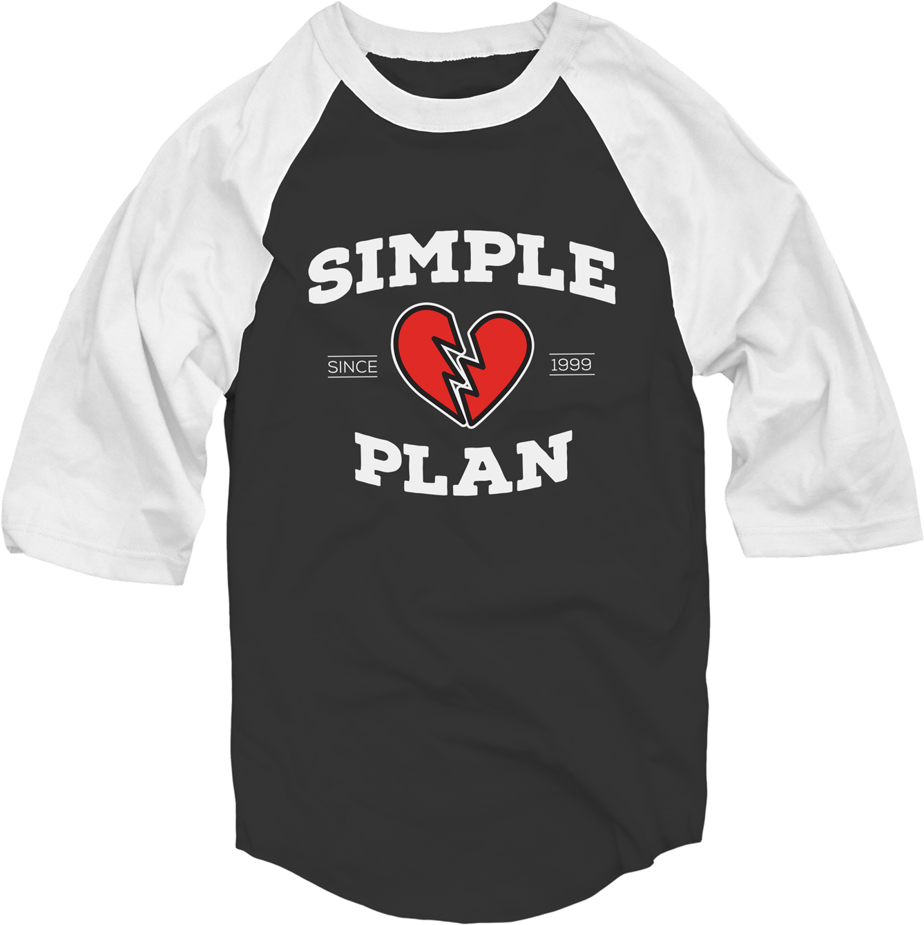 Broken Heart Since 1999 Baseball Tee $35 - Long-sleeved T-shirt Clipart (1600x1600), Png Download