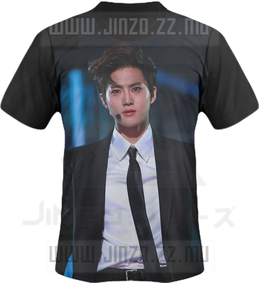 Korea Idol Exo 18 Kaos Korean Idol Exo Korea - Active Shirt Clipart (945x945), Png Download