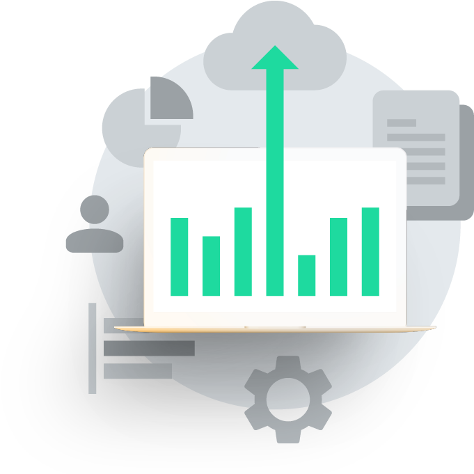 Periscope Data Is A Full-spectrum Solution That Answers - Illustration Clipart (1000x1000), Png Download