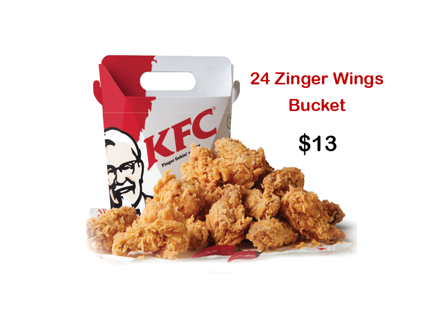 Http - //www - Kfc - Co - Zw/wp Bucket Http - //www - Kfc Zinger Wings Special Clipart (900x647), Png Download