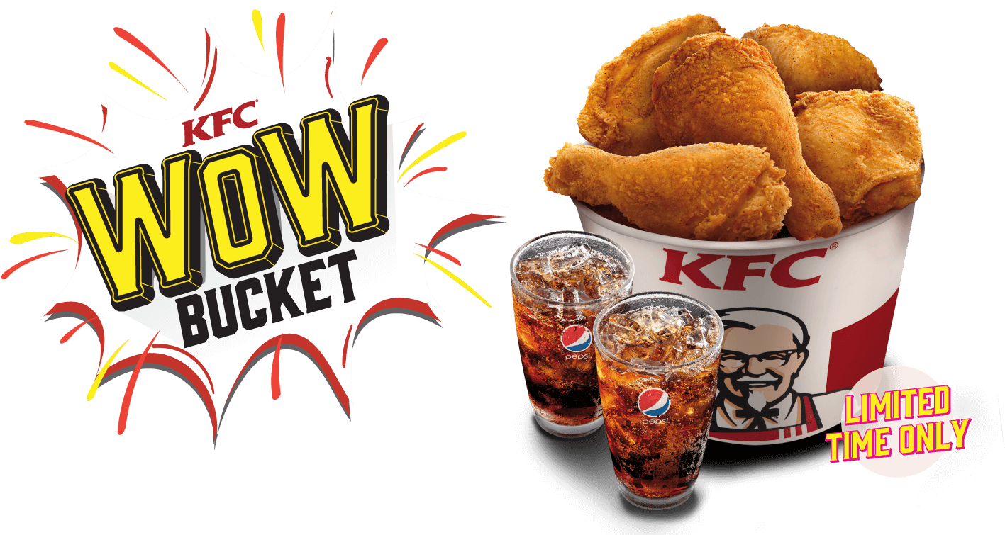 1600 X 780 5 - Wow Bucket Kfc Malaysia Clipart (1600x780), Png Download