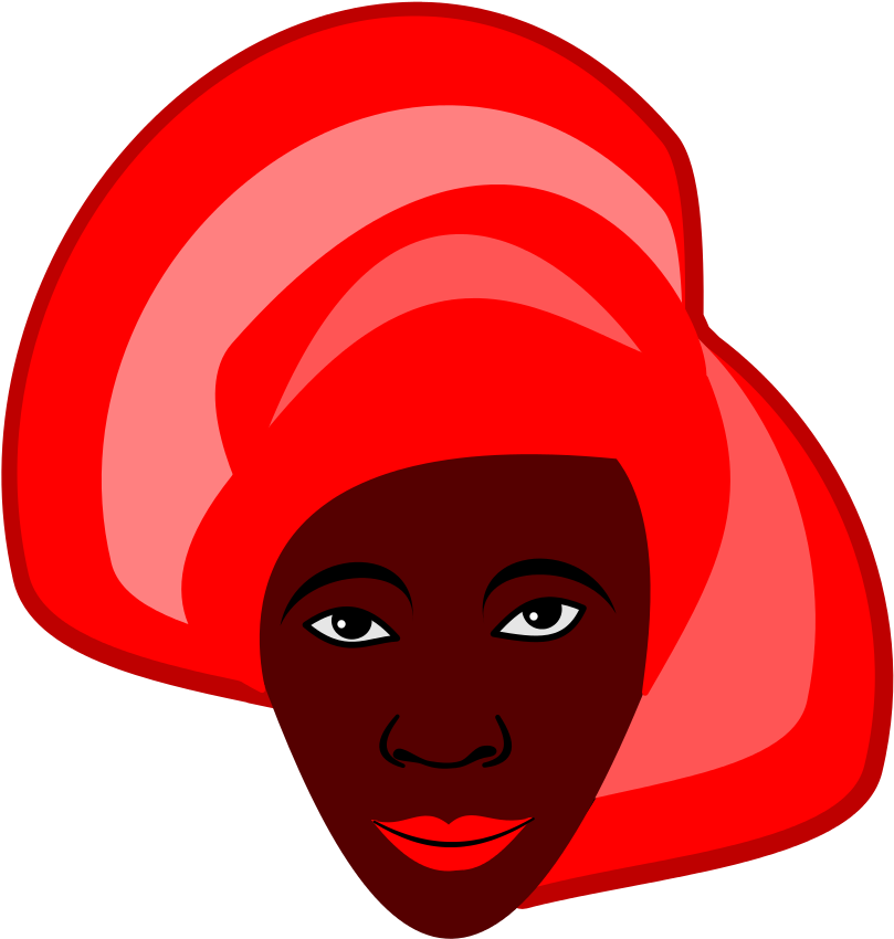 African Girl Face Icon Clipart (942x1024), Png Download