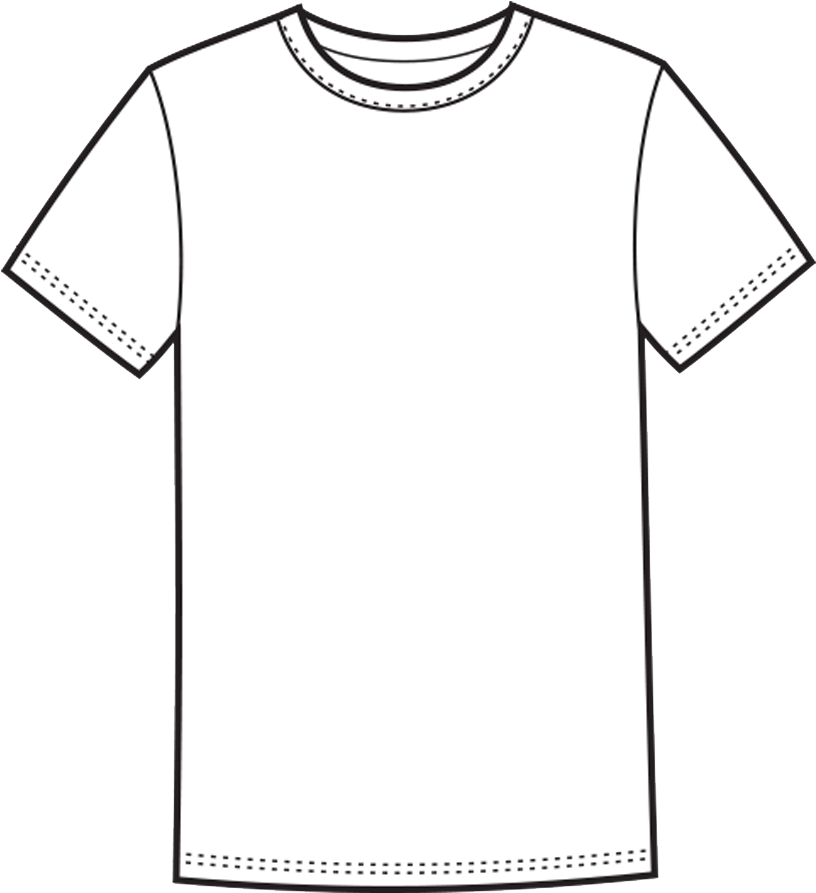 Download T-shirt Template Free Png Image - T-shirt Clipart Png Download