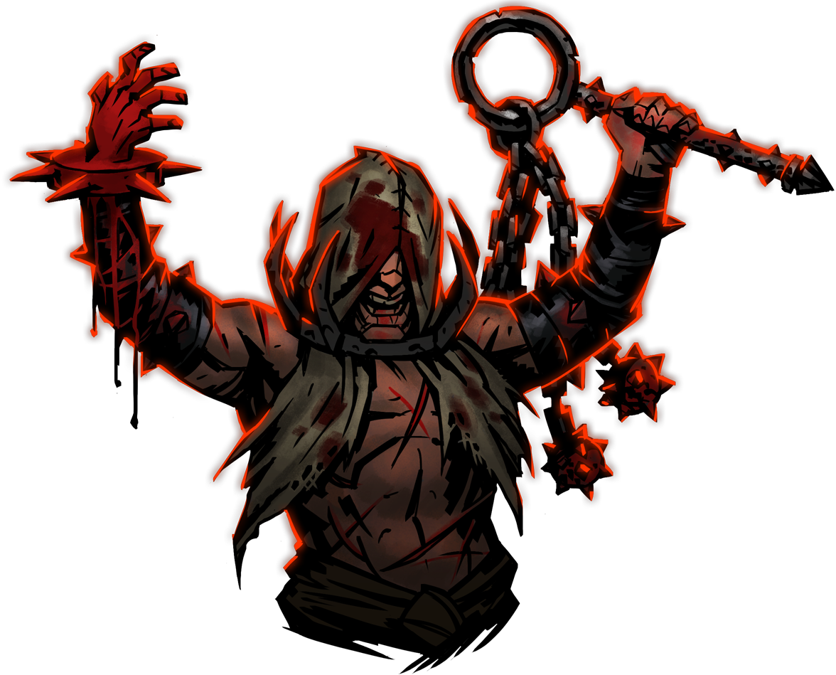 Flagellant Darkest Dungeon Skins Clipart (1176x949), Png Download