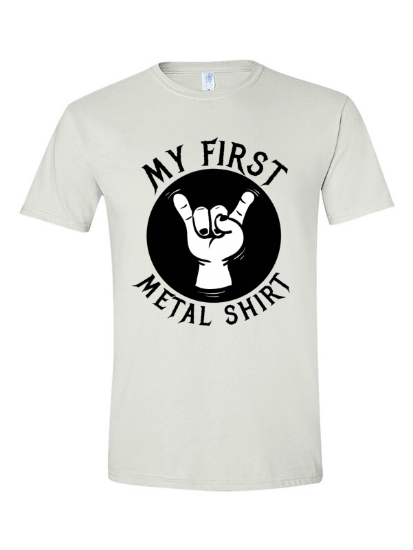 My First Metal Shirt T-shirt Template - Baby Rock Clipart (800x800), Png Download