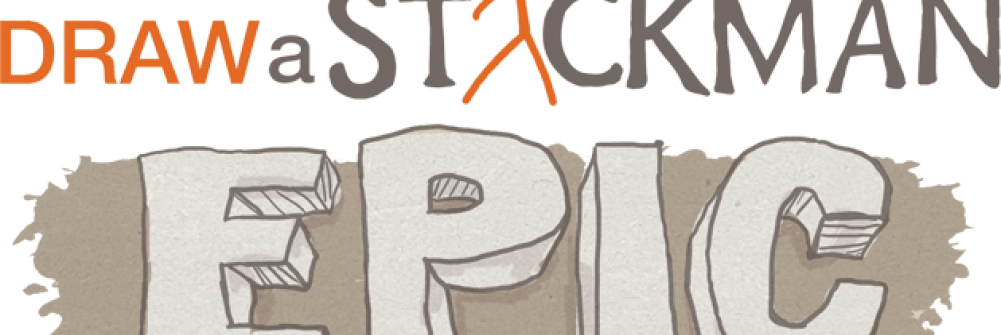 Didn't Play - Draw A Stickman Logo Clipart (1001x335), Png Download