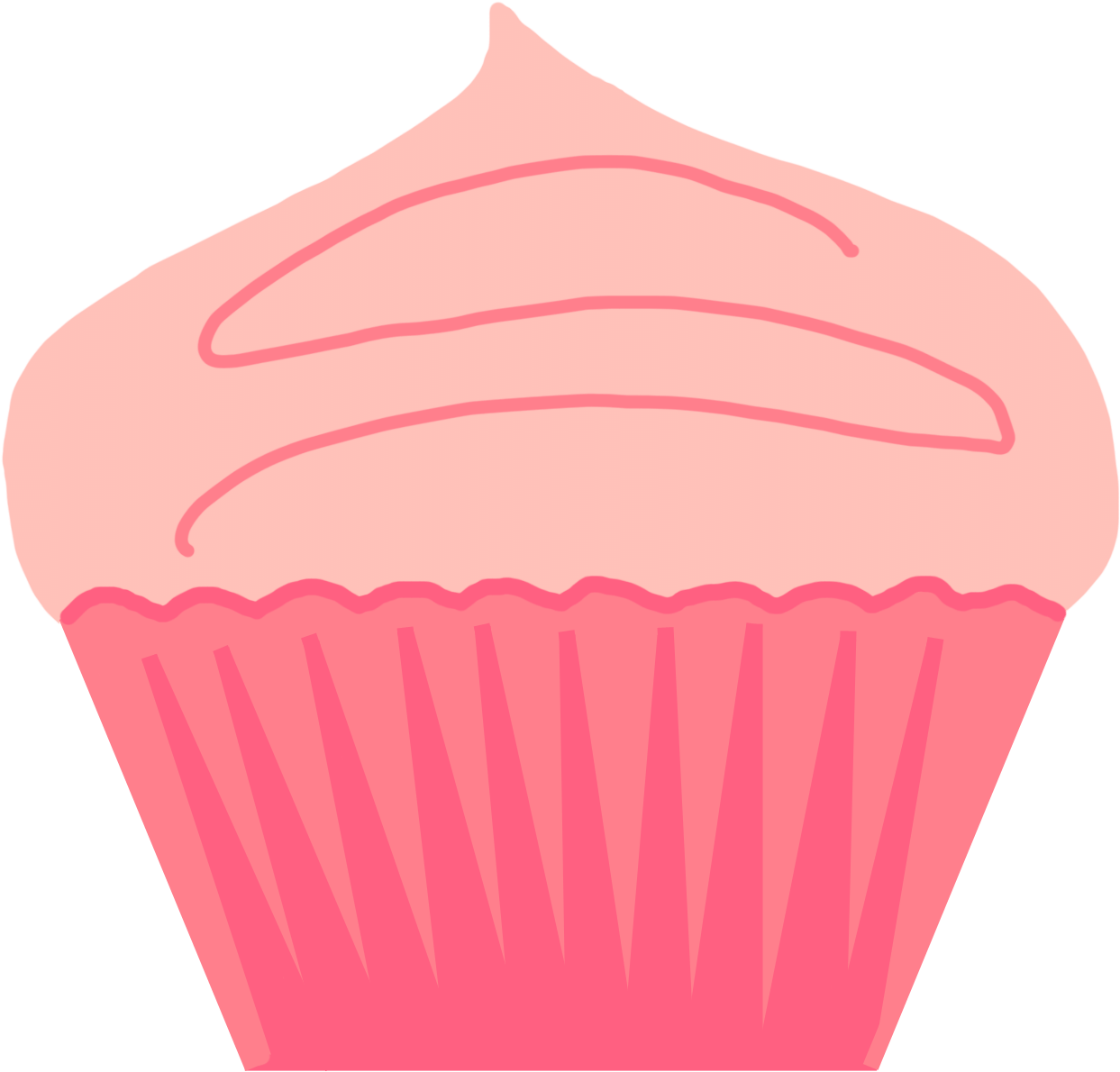 Fancy Cupcake Clipart - Cupcake Clipart Png Transparent Png (1500x1300), Png Download