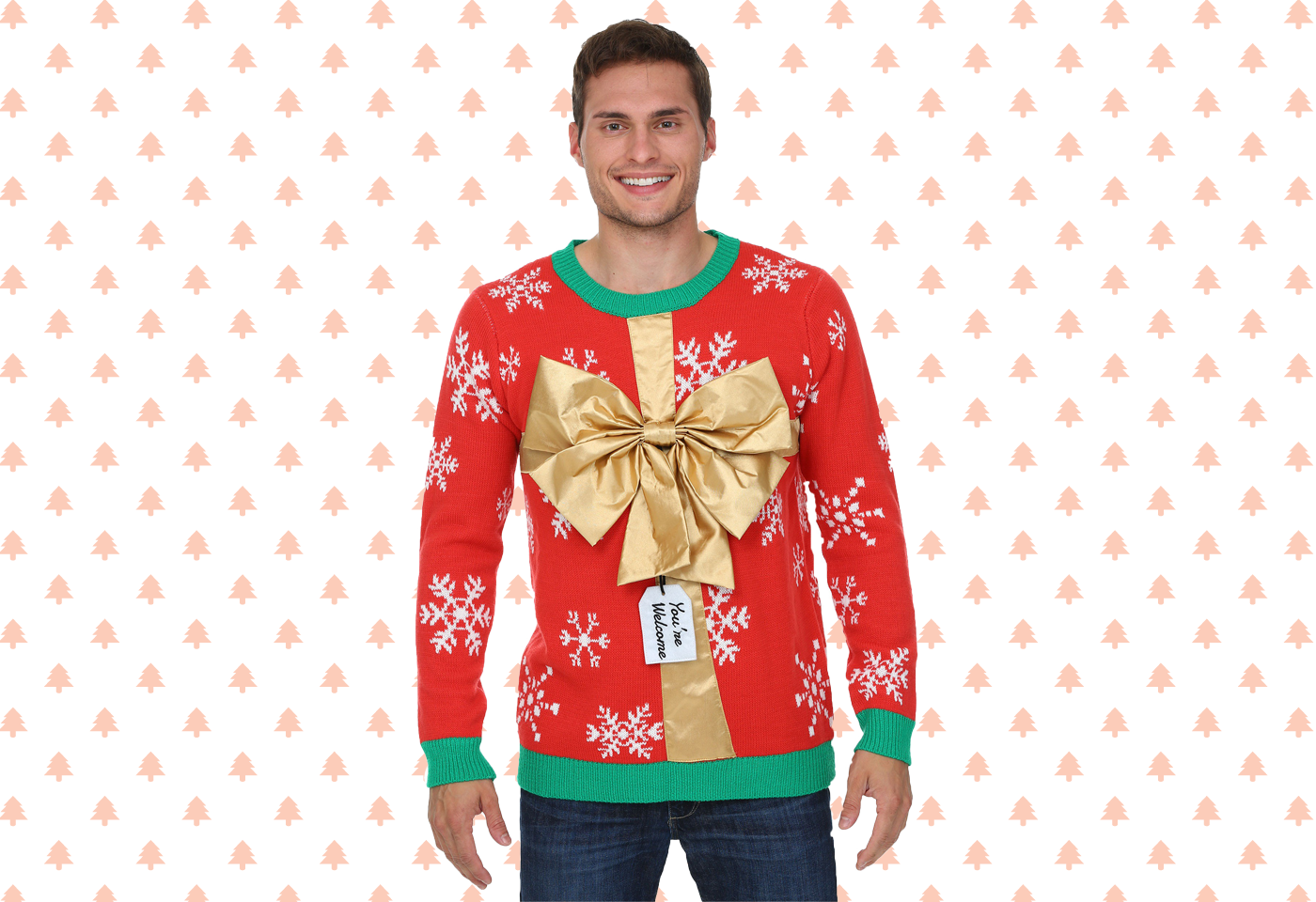 Christmas Present, Sweater, Christmas, Ugly Christmas - Diy Ugly Christmas Sweater Present Clipart (1400x960), Png Download