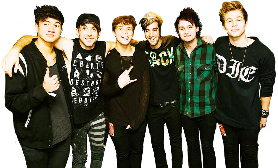Jack Barakat And Michael Clifford - 5sos Transparent Png Clipart (940x570), Png Download