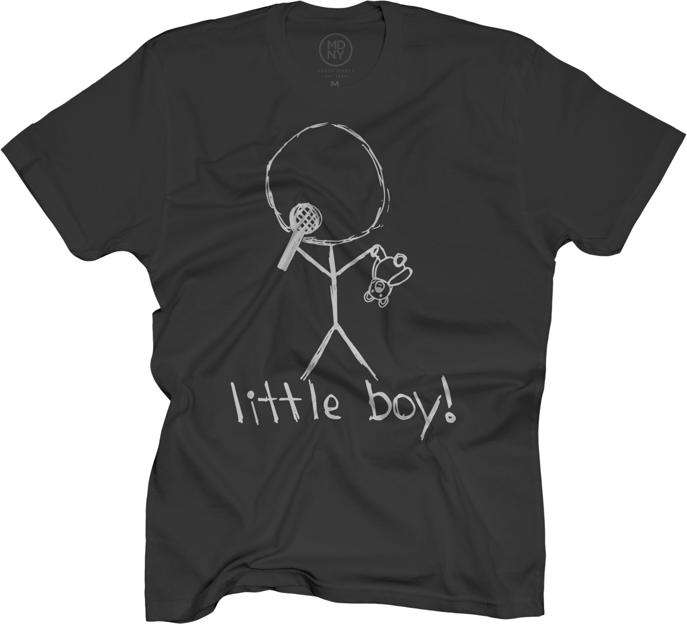 Little Boy Black T-shirt $24 - Little Boy Token Clipart (2259x2052), Png Download