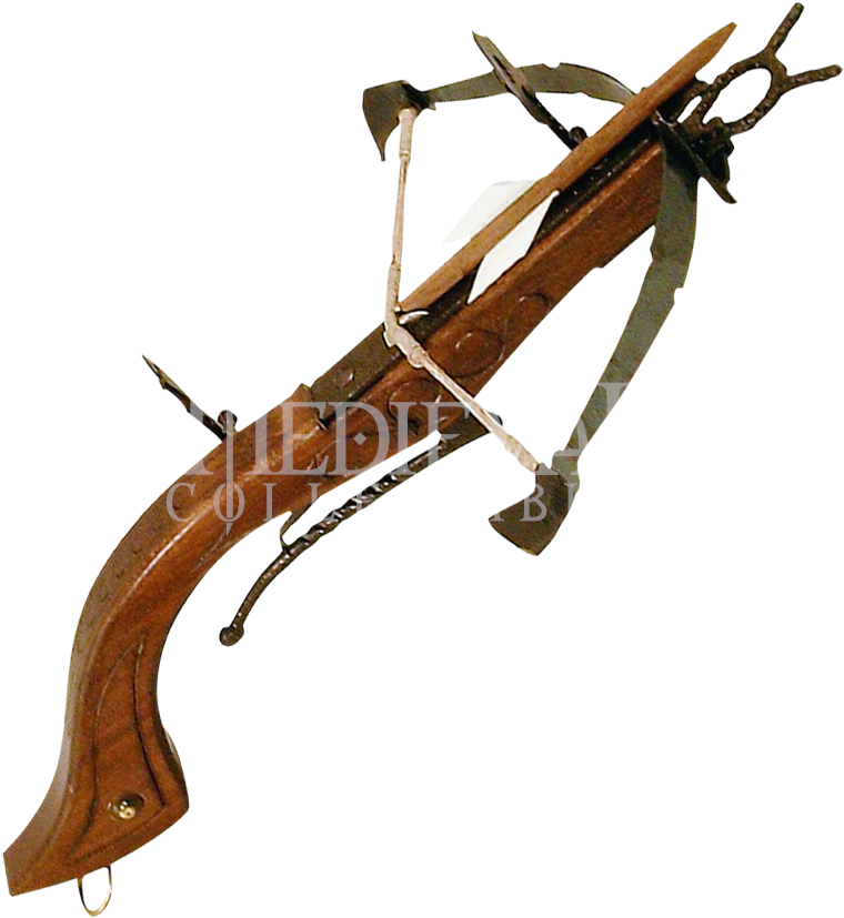 Medieval Crossbow, Medieval Weapons, Leather Armor, - Medieval Pistol Crossbow Clipart (826x826), Png Download