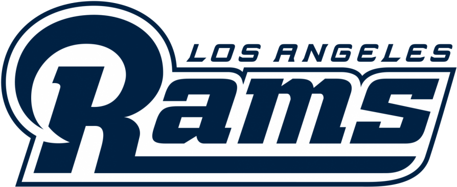 Male Cheerleaders Make Super Bowl History , Png Download - Logo Transparent Los Angeles Rams Clipart (894x367), Png Download