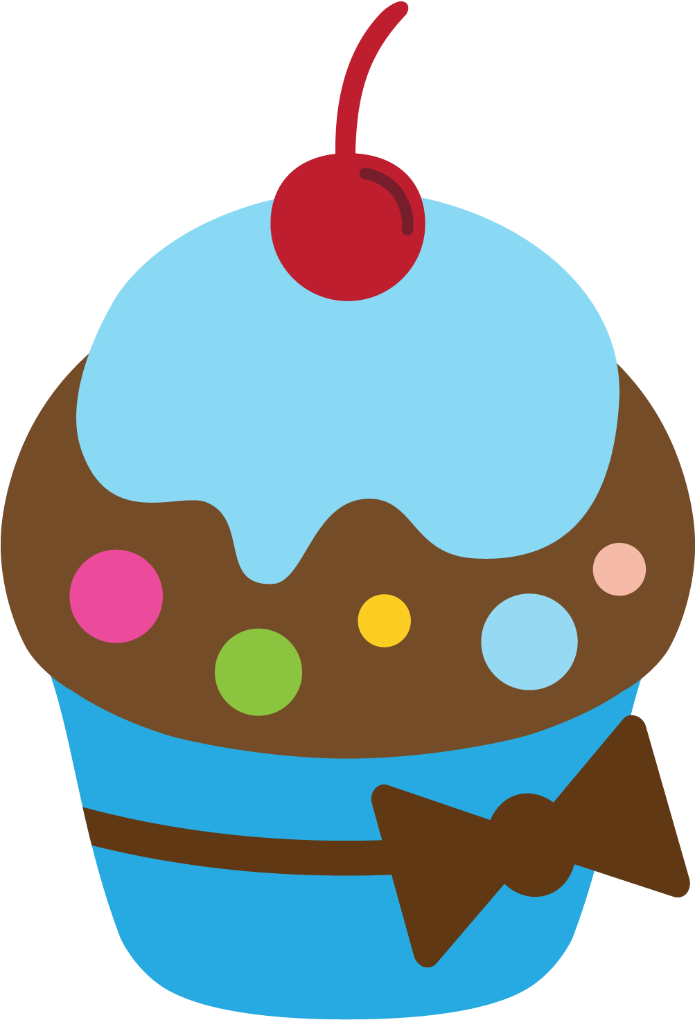 Cupcakes Clipart Candyland - Baby Cupcake Clipart - Png Download (1500x1500), Png Download