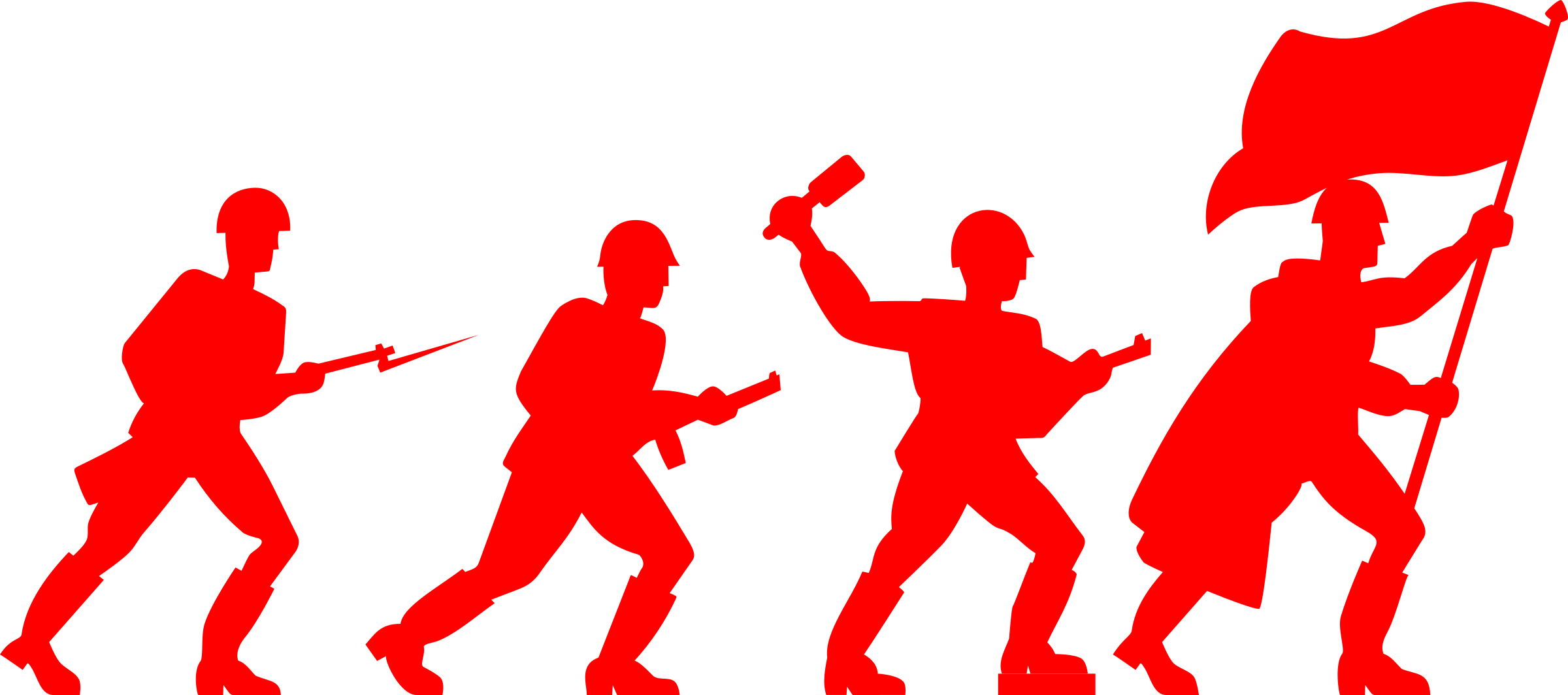 This Free Icons Png Design Of Plastic Soldiers Clipart (2400x1064), Png Download