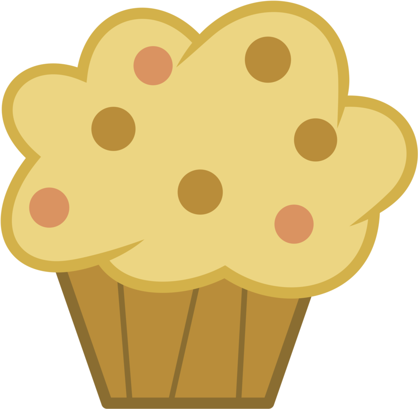 Muffin Clipart Banana Muffin - Banana Muffin Clipart - Png Download (900x882), Png Download