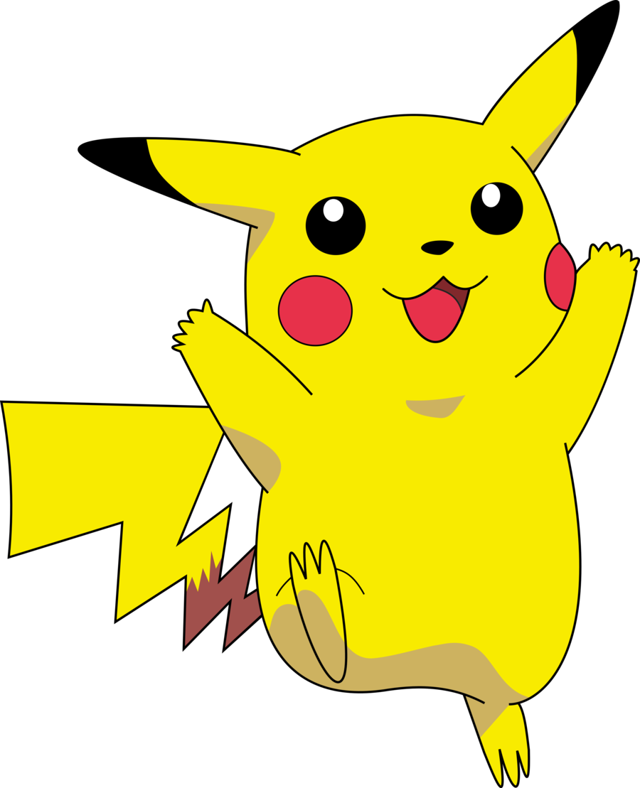 Pikachu Face Png - Pikachu Pokemon Clipart (900x1109), Png Download