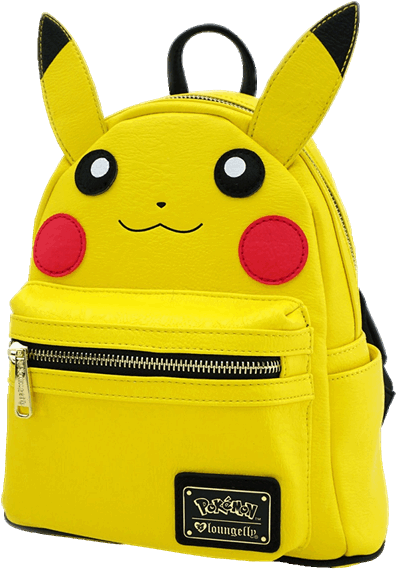 Pikachu Face Loungefly Mini Backpack - Shoulder Bag Clipart (600x600), Png Download