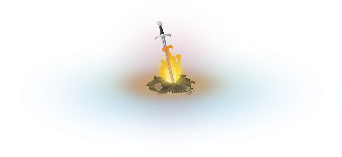 Stars Gradient Dark Souls Bonfire Artstrider - Violin Clipart (1095x503), Png Download