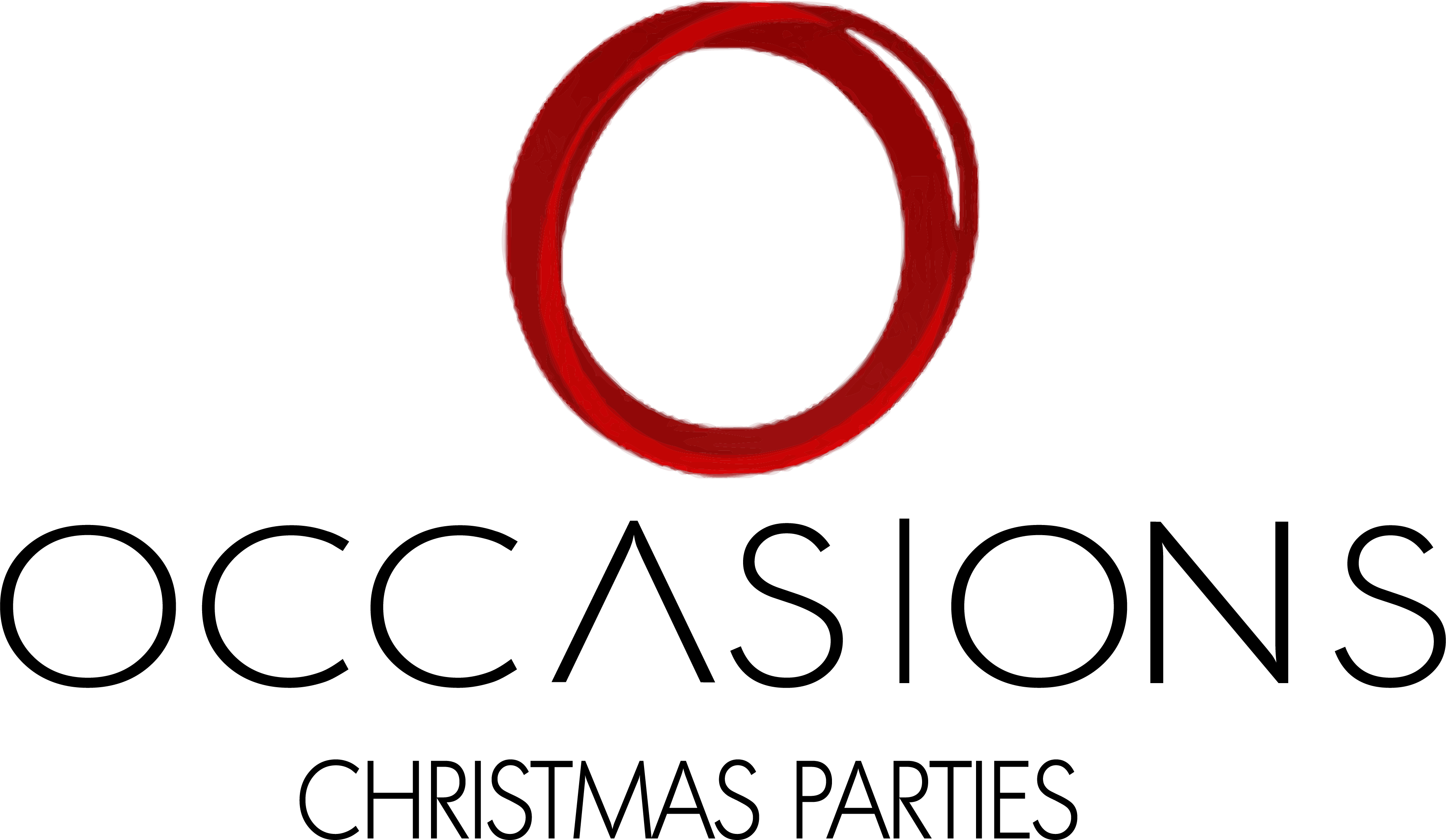 Occasions Christmas Parties - Circle Clipart (3563x2072), Png Download