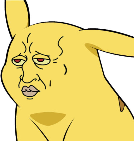 Give Pikachu A Face - Pikachu You Dont Say Clipart (600x600), Png Download