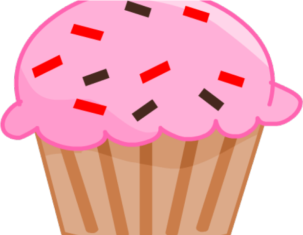 Vanilla Cupcake Clipart Sprinkle Clip Art - Cupcake - Png Download (640x480), Png Download