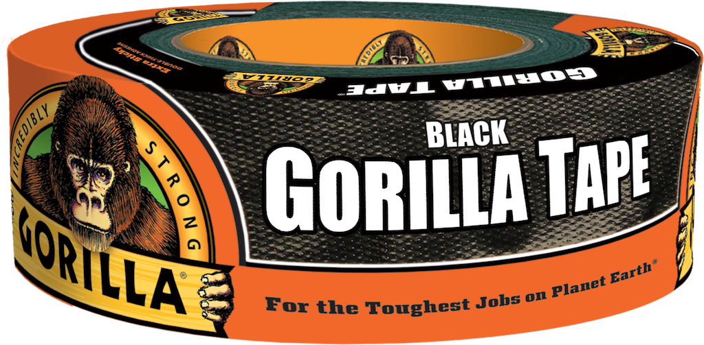 Home/tapes/black Gorilla Tape - Black Gorilla Tape Clipart (1024x503), Png Download
