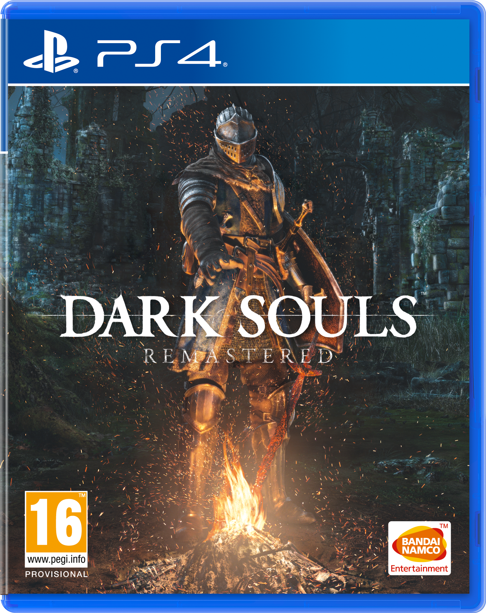 Darksouls Remastered Ps4 Packshot Pegiprov - Dark Souls Remastered Ps4 Box Clipart (1875x2227), Png Download