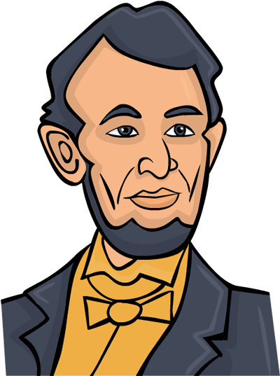 Free Presidents Day Clip Art - Clip Art Abraham Lincoln - Png Download (600x630), Png Download