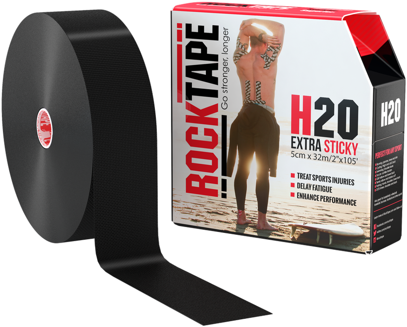 2" Bulk H2o Black - Rocktape Bulk Clipart (1200x927), Png Download