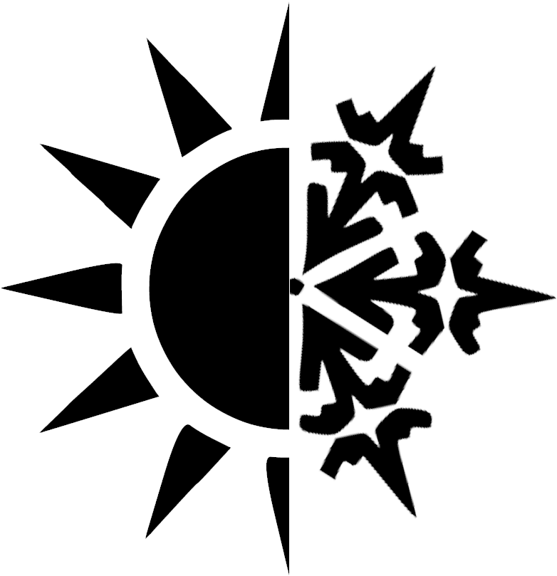 The Logo That Was Finalised By The Group And Created - Sun And Snowflake Png Clipart (827x830), Png Download