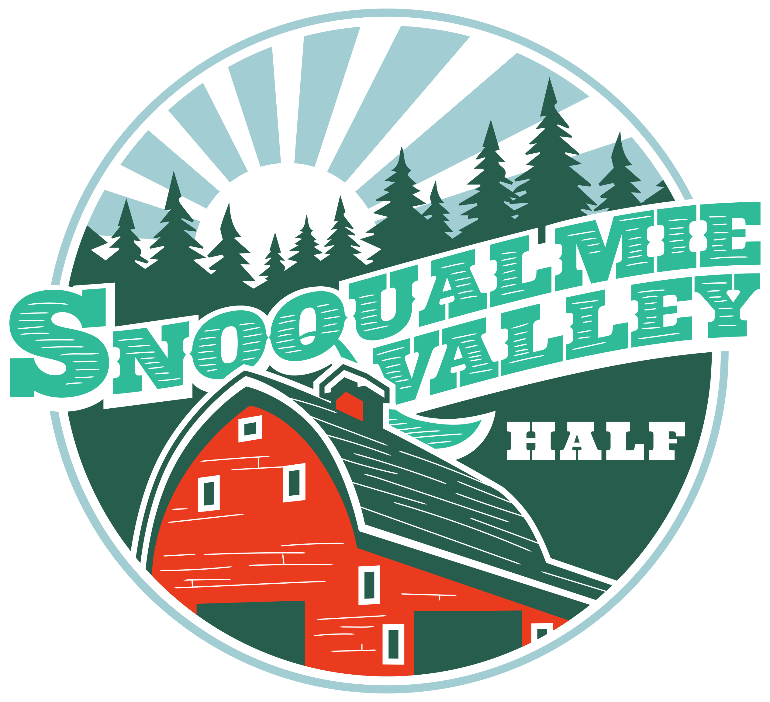 Snoqualmie Valley Half - Illustration Clipart (2533x2307), Png Download