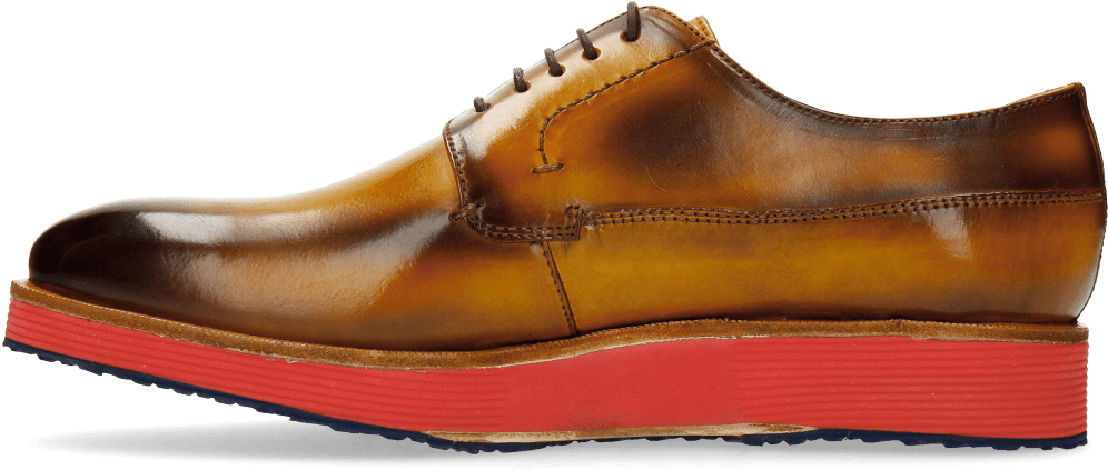 Derby Shoes Chris 1 Yellow Shade Brown Micro Mattone - Sneakers Clipart (1024x1024), Png Download