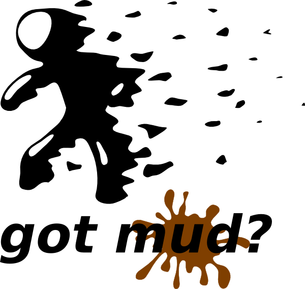 Mud Splatter Font - Stick Figure Fight Png Clipart (600x568), Png Download