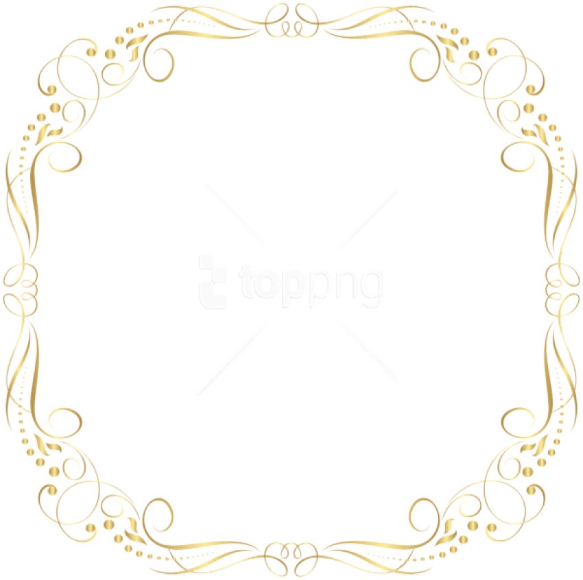 Free Png Download Border Frame Deco Clipart Png Photo - Circle Transparent Png (850x846), Png Download