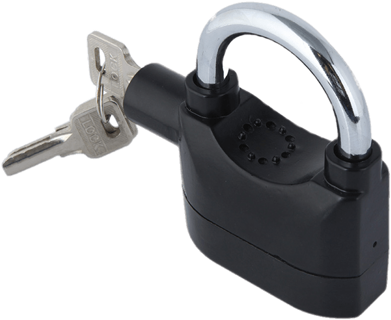 Anti Theft Siren Lock - قفل ضد السرقه Clipart (850x995), Png Download