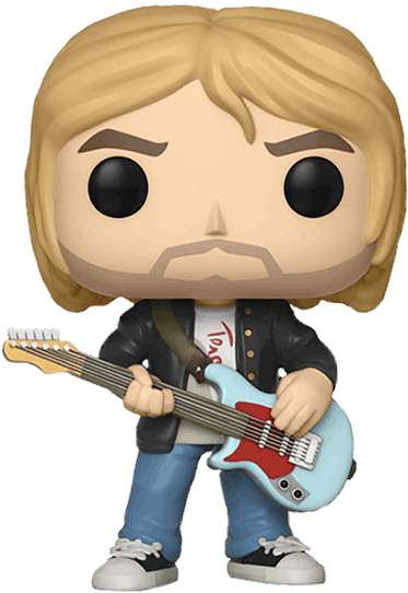 Kurt Cobain 'live And Loud' Pop Vinyl Figure - Kurt Cobain Hot Topic Funko Clipart (600x600), Png Download