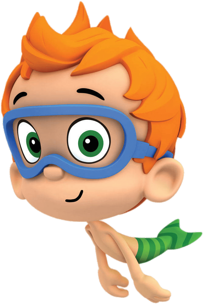 Bubble Guppies Nonny Swimming - Bubble Guppies Png Clipart (773x1000), Png Download