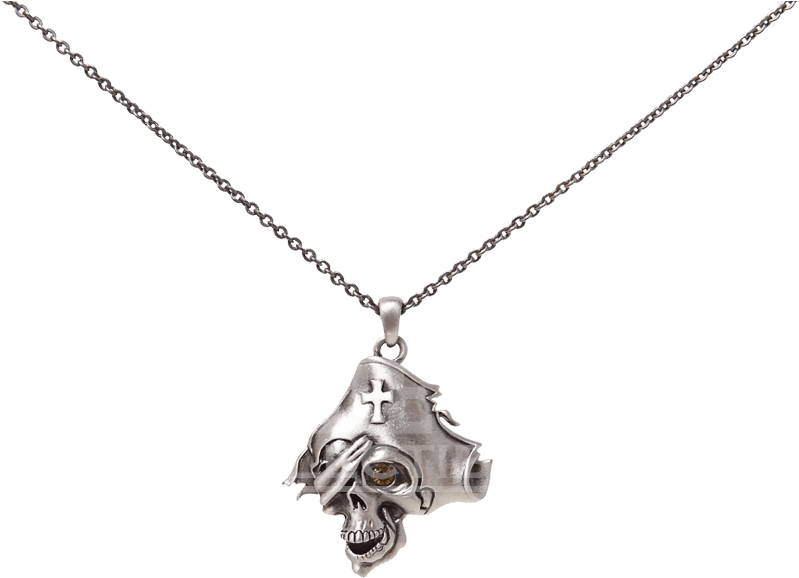 Real Skull Necklace Transparent Png Clipart (850x850), Png Download